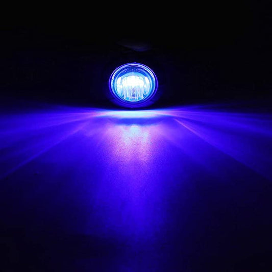 Clear Blue Bullet Light