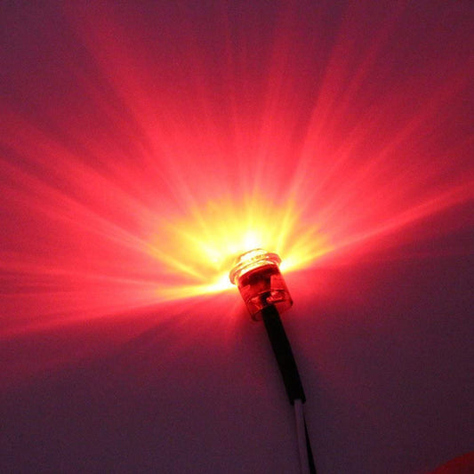 Clear Red Bullet Light