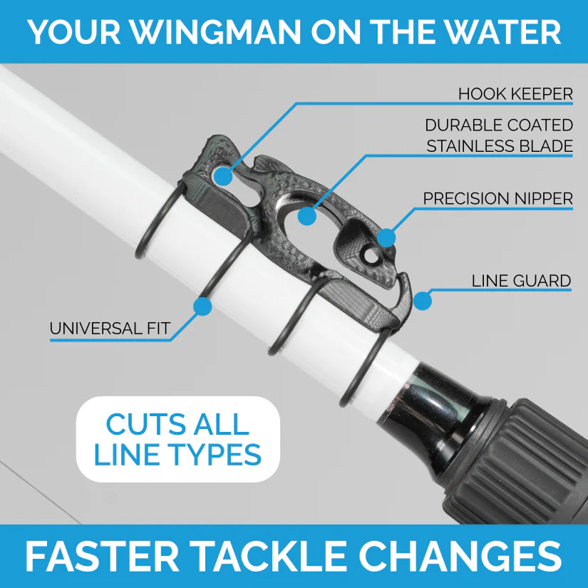 FinMan® Multitool - Rod Mounted Line Cutter and Hook Keeper